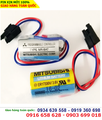 MItsusbishi MR-BAT; Pin PLC MItsusbishi MR-BAT/ER17330V lithium 3.6V 2/3A 1700mAh